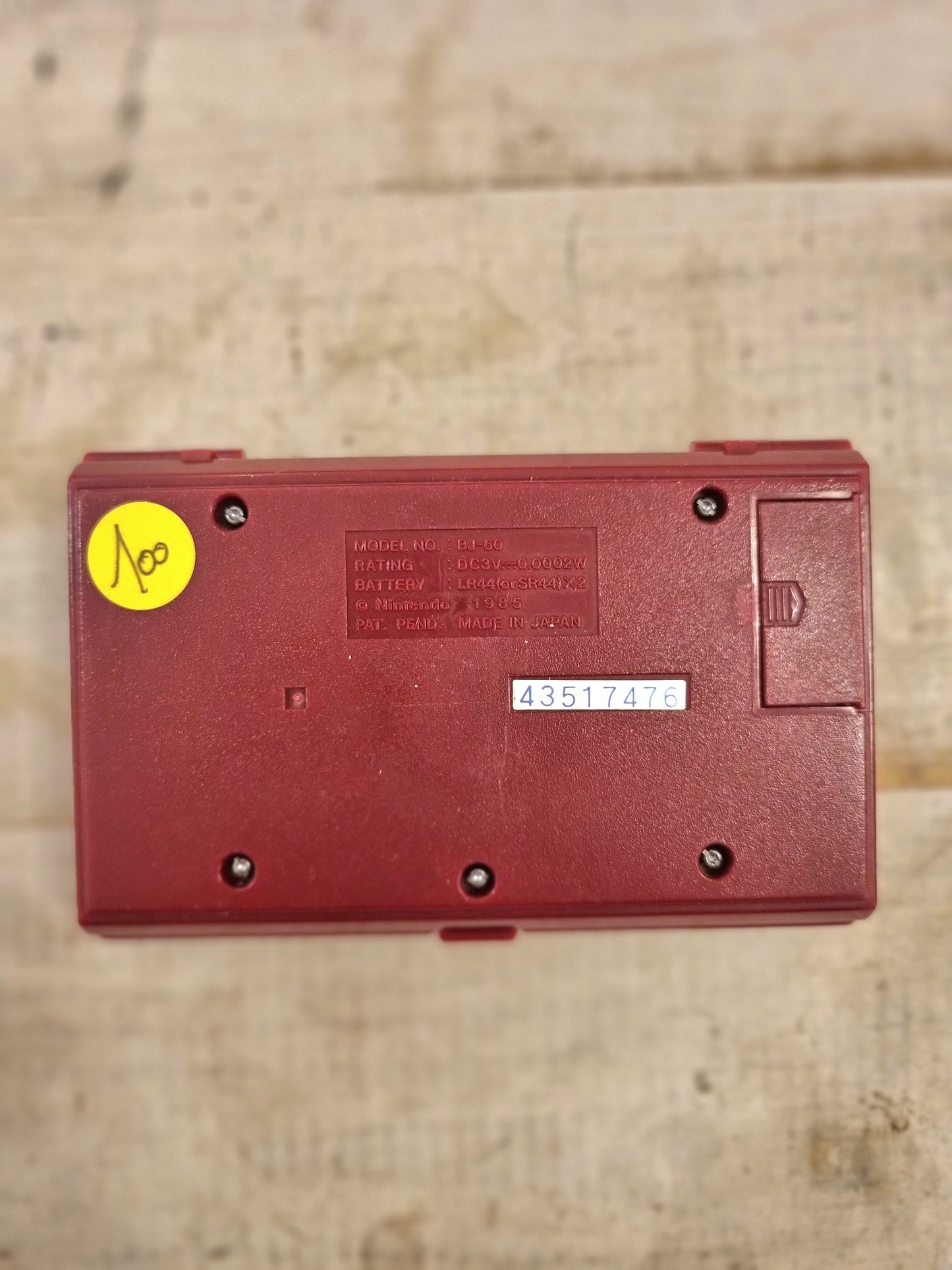 Game & Watch Nintendo - Black Jack