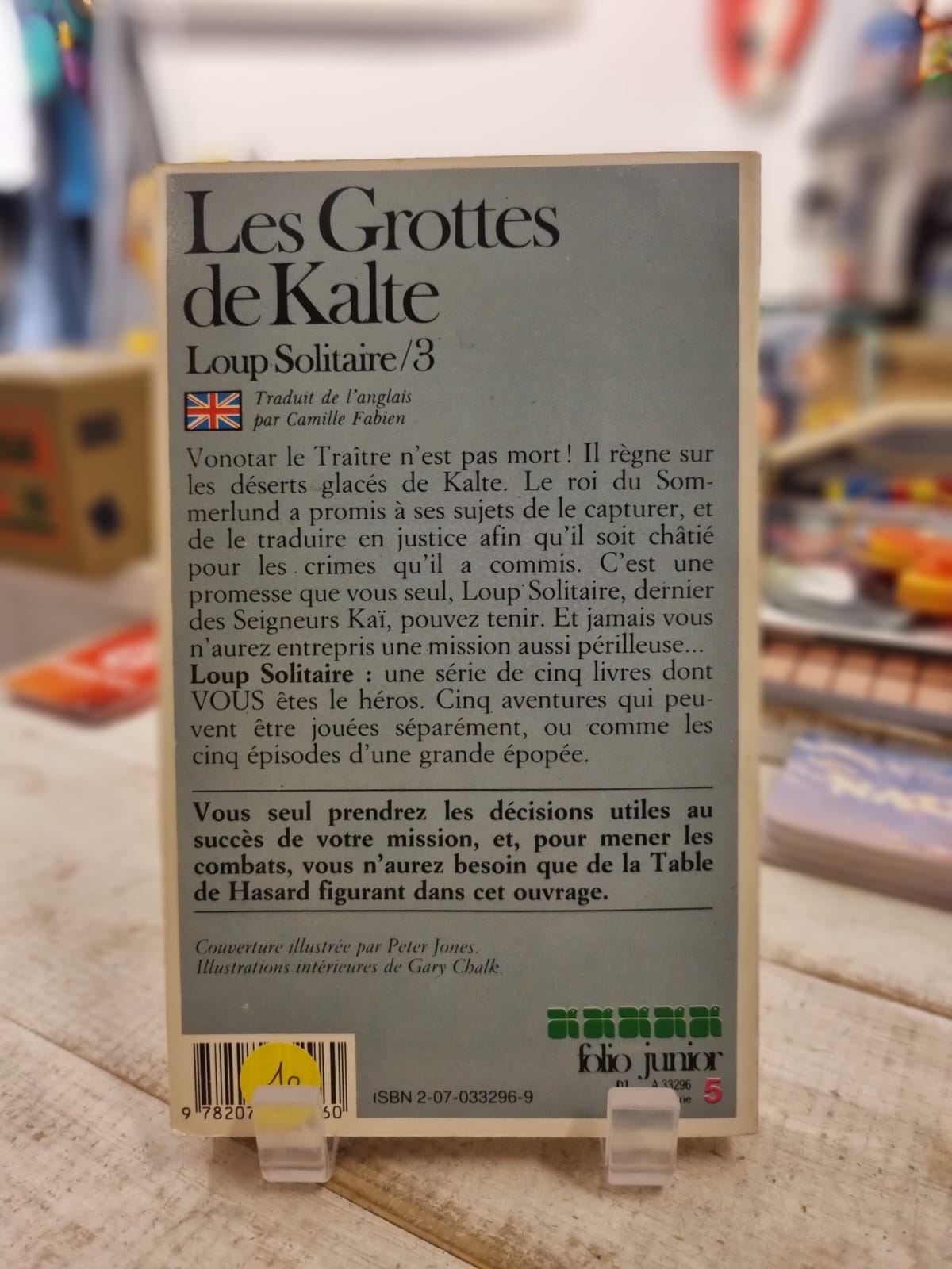 LIVRE DONT VOUS ÊTES LE HEROS : Les Grottes de Kalte