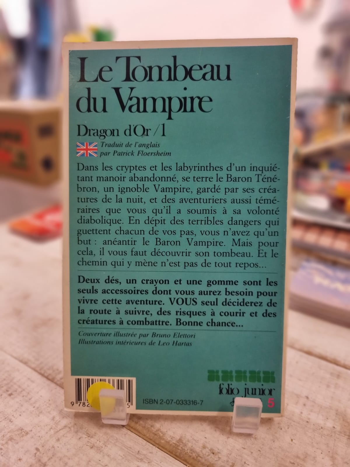 LE LIVRE DONT VOUS ÊTES LE HEROS : le tombeau du Vampire
