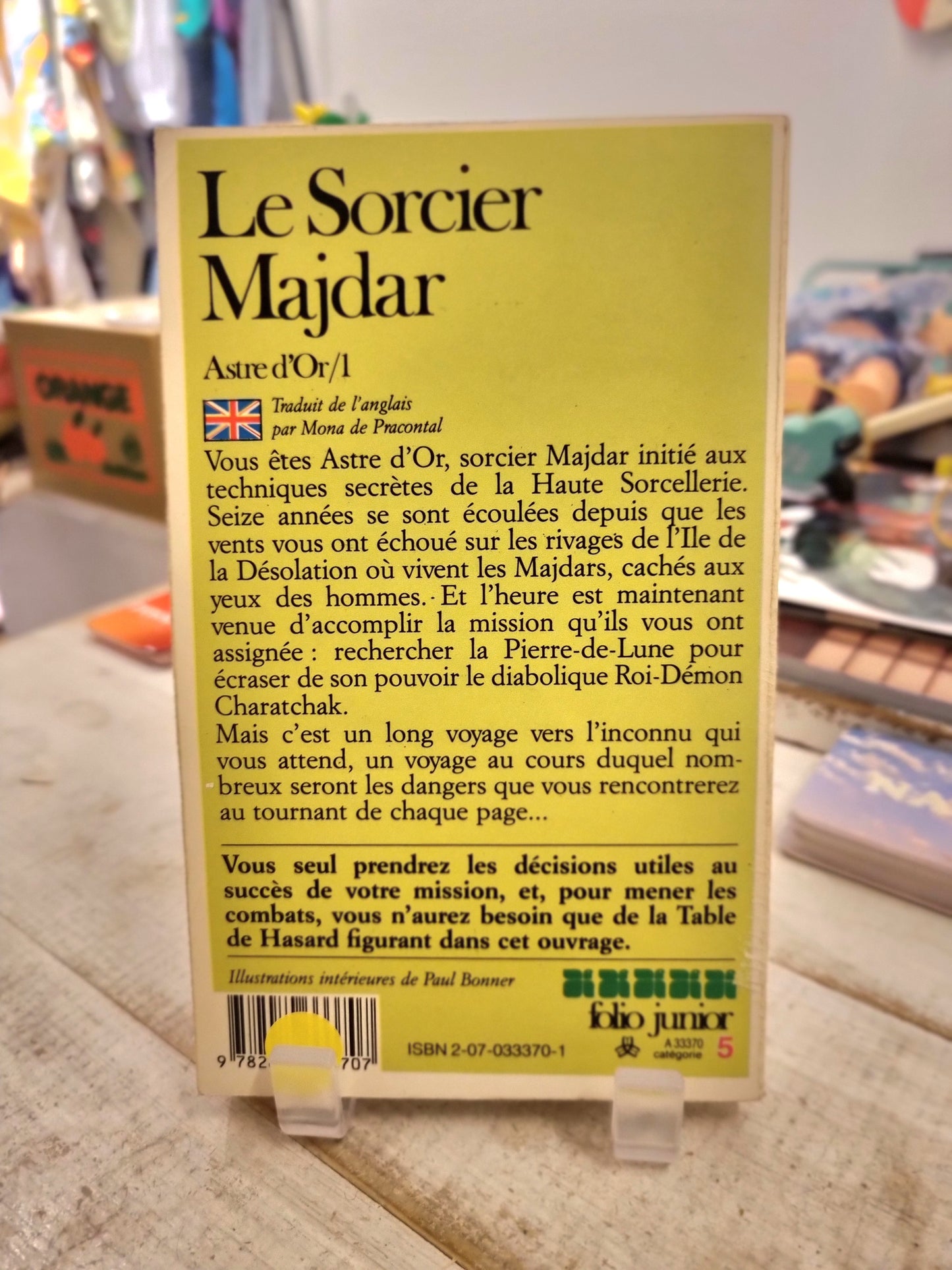 LIVRE DONT VOUS ÊTES LE HEROS : Le sorcier Majdar