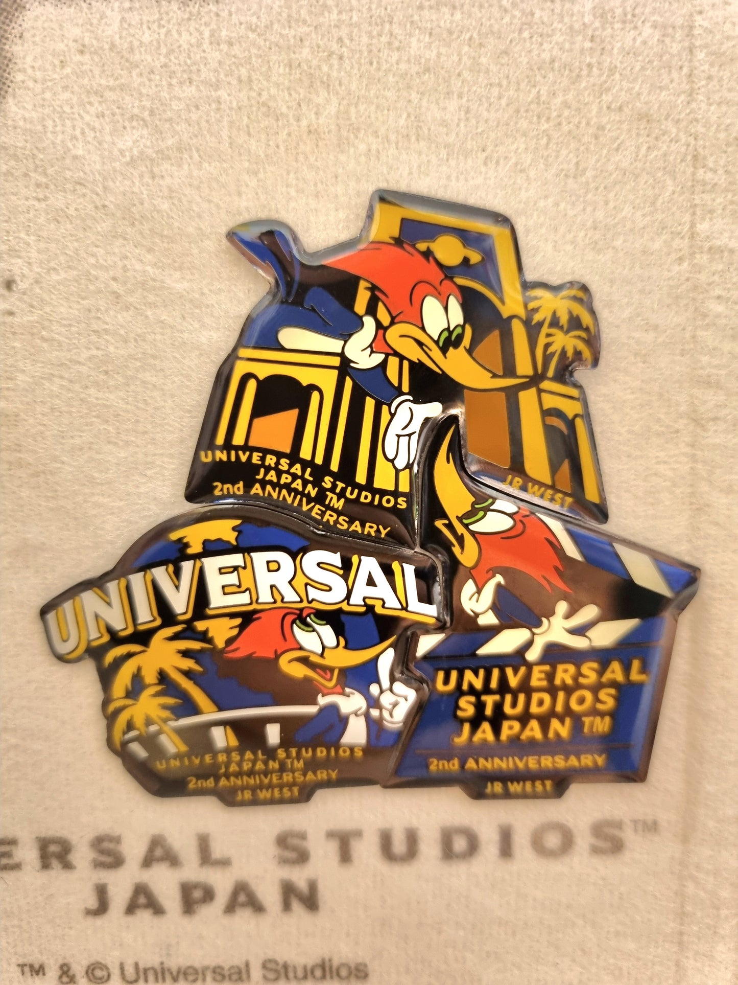 Universal Japan Pin's - Lot de 3 Woody Woodpecker